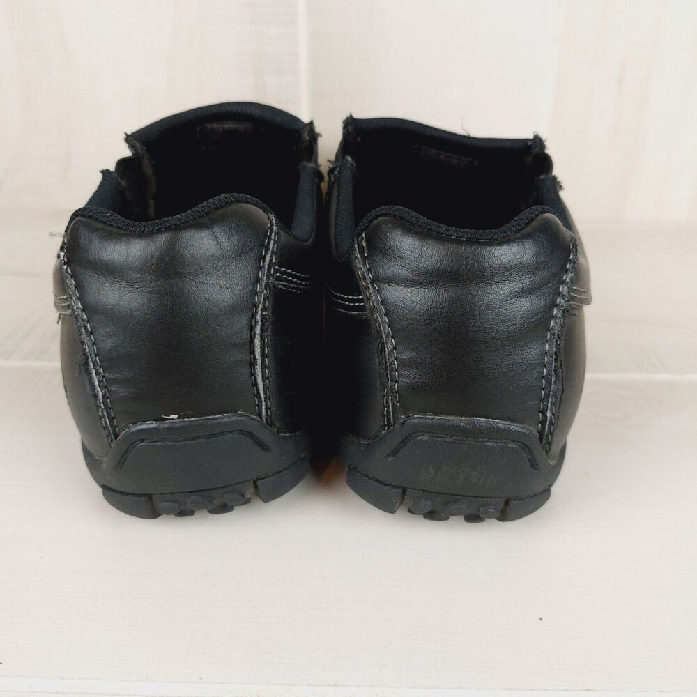Skechers Men Size 11 Diameter-Nerves Black Leather Slip-On Driving Loafers 64274 - Picture 4 of 7